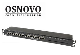 Многопортовая грозозащита для сети Ethernet c линией PoE. Стоечная серия от OSNOVO