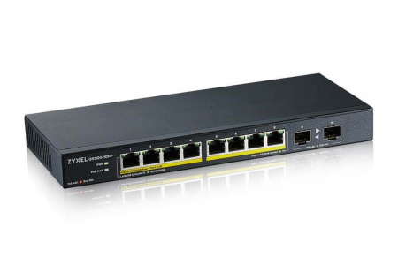 Коммутатор PoE+ Zyxel GS1100-10HP [GS1100-10HP-EU0101F] Фото