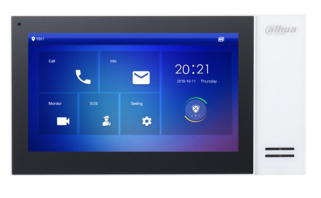DH-VTH2421FW Монитор видеодомофона IP 7 дюймовый Фото
