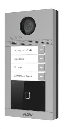 F-VI-1407ISMCWE1 2Мп IP вызывная панель на четырех абонентов с ИК-подсветкой и Wi-Fi Фото