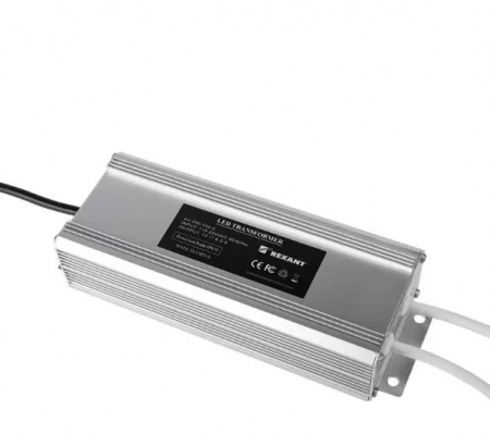 Источник питания 110-220 V AC/12 V DC 8,3 А 100 W с проводами влагозащищенный (IP67) Фото