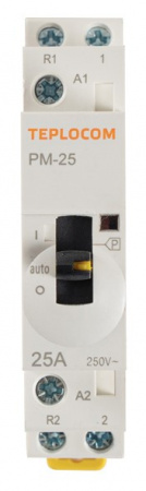 TEPLOCOM РМ-25 релейный модуль 220 В 25 А для управления нагрузкой, NO, NC Фото