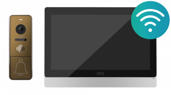 KIT 5902 Комплект  видеодомофона из вызывной панели CTV-D4005 и монитор CTV-M590 Фото
