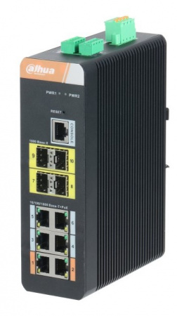 DH-PFS4410-6GT-DP 6-портовый гигабитный управляемый коммутатор с PoE Фото