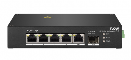 F-SW-IU406HPOE Неуправляемый промышленный PoE-коммутатор L2 Фото