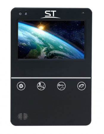 ST-M100/4 (S) ЧЕРНЫЙ, (версия 2) Монитор домофона цветной Фото