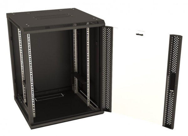 Hyperline TWB-0666-GP-RAL9004 Шкаф настенный 19-дюймовый (19