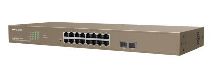 G3318P-16-250W Управляемый L2 PoE коммутатор IP-COM c 16 портами PoЕ 10/100/1000 Мбит/с, 2 SFP 100/1000 Мбит/с Фото