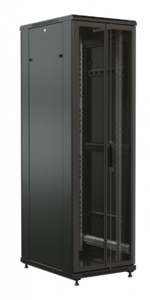 WR-TT-4268-DD-RAL9004 Шкаф напольный 19-дюймовый, 42U, 2055x600х800 мм (ВхШхГ) Фото