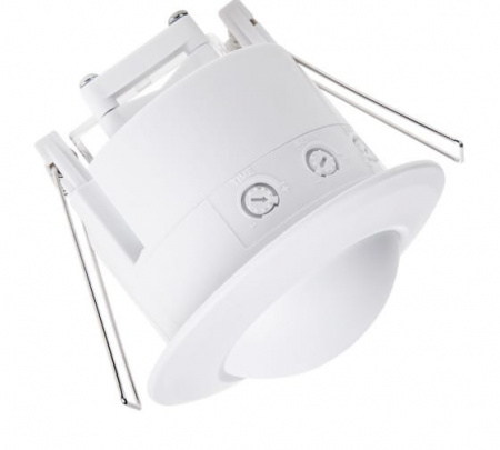 Датчик движения точечный микроволновый ДДТМ 01, 360°, 1200 Вт, 10-2000 Лк, 3-10 м, 10-900 сек.  Фото