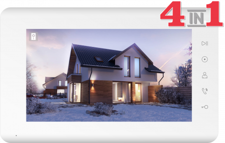 Mia HD VZ (White) монитор цветного видеодомофона 7 дюймов Фото