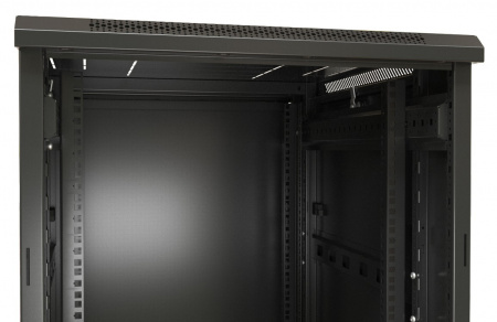 Hyperline TTB-4268-AS-RAL9004 Шкаф напольный 19-дюймовый, 42U, 2055x600х800 мм (ВхШхГ) Фото