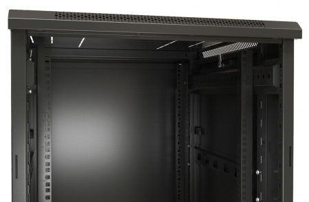 Hyperline TTB-3266-AS-RAL9004 Шкаф напольный 19-дюймовый, 32U, 1610x600х600 мм (ВхШхГ) Фото