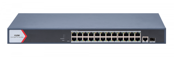 F-SW-EM626POE-VM POE-коммутатор смарт-управляемый с грозозащитой 6кВ Фото