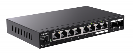 TEM2010X 10 портовый коммутатор 2,5G с 8 портами Ethernet и 2 портами SFP+ Фото