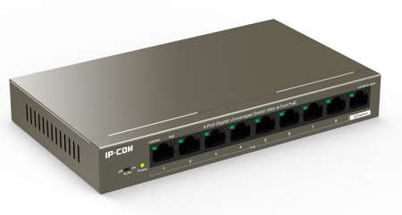 G1109P-8-102W Неуправляемый PoE коммутатор с 8 гигабитными портами PoE и 1 гигабитным портом Фото