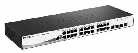 DL-DGS-1210-28/ME/P/B2A Управляемый L2 коммутатор с 24 портами 10/100/1000Base-T и 4 портами 1000Bas Фото DL-DGS-1210-28/ME/P/B2A Управляемый L2 коммутатор с 24 портами 10/100/1000Base-T и 4 портами 1000Bas Фото