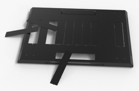 Hyperline TTB-3268-AS-RAL9004 Шкаф напольный 19-дюймовый, 32U, 1610x600х800 мм (ВхШхГ) Фото