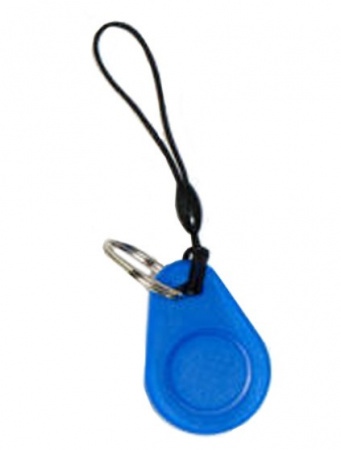 Брелок Mifare, IL-75MB силиконовый, с кольцом/резинка, синий Фото