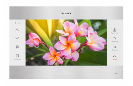 SL-10M (серебро+белый) Цветной видеодомофон Фото