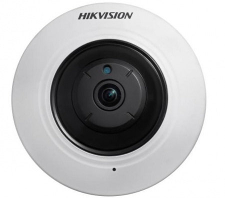 DS-2CD2955FWD-IS (1.05mm) 5Мп fisheye IP-камера c EXIR-подсветкой до 8м
 Фото