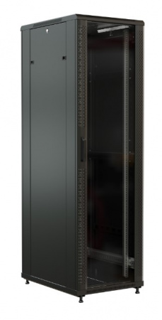 WR-TT-4266-AS-RAL9004 Шкаф напольный 19-дюймовый, 42U, 2055x600х600 мм (ВхШхГ) Фото