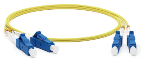 Hyperline FC-D2-9-LC/UR-LC/UR-H-10M-LSZH-YL Патч-корд волоконно-оптический (шнур) SM 9/125 (OS2) Фото