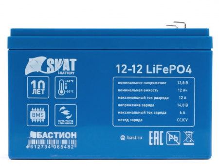 Skat i-Battery 12-12 LiFePo4 аккумуляторная батарея Фото Skat i-Battery 12-12 LiFePo4 аккумуляторная батарея Фото