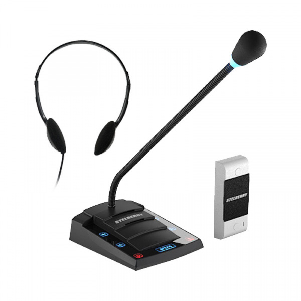 Stelberry S-411 Устройство переговорное клиент-кассир, дуплексное Фото Stelberry S-411 Устройство переговорное клиент-кассир, дуплексное Фото