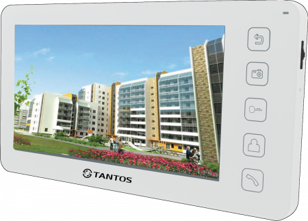 Prime (white) VZ Монитор цветного видеодомофона 7 дюймов Фото