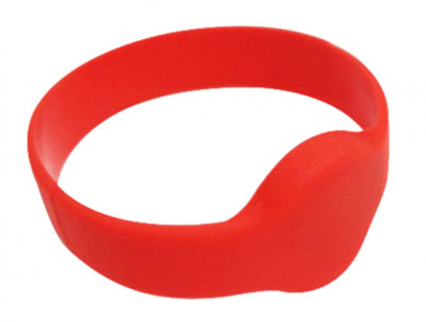 Браслет Temic, IL-10D65TR, силиконовый, без застёжки (красный, женский) Фото