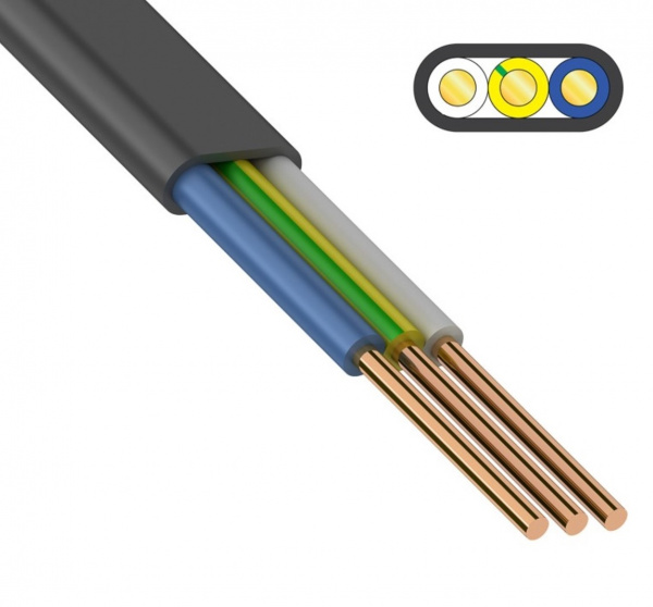 Кабель силовой медный ВВГ-Пнг(А)-LS 3x1,5 мм² 100 м, ГОСТ 31996-2012, ТУ 16.К71-310-2001 Фото Кабель силовой медный ВВГ-Пнг(А)-LS 3x1,5 мм² 100 м, ГОСТ 31996-2012, ТУ 16.К71-310-2001 Фото