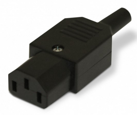 Hyperline CON-IEC320C13 Разъем IEC 60320 C13 220В 10A на кабель  Фото