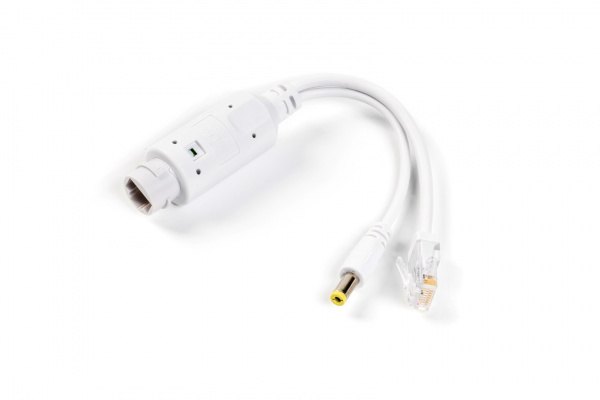 Сплиттер PSE-SP-1A-E v.2, мощность 13Вт, вх. RJ-45 PoE, вых. RJ-45 Ethernet и DC 12V Фото