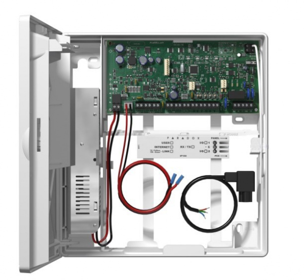 Контрольная панель со встроенным приемо-передатчиком, до 32 зон, 5 зон на плате, блок питания в комп Фото