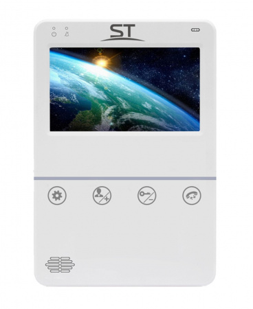 ST-M100/4 (S) БЕЛЫЙ, (версия 2) Монитор домофона цветной Фото