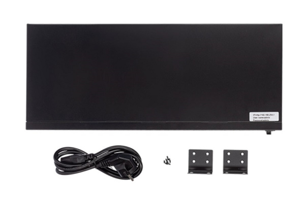 AT-NS-24GP-2GS/L2-230 (F) 24-портовый гигабитный РoЕ коммутатор L2 Фото