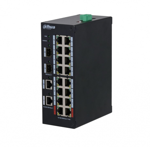 DH-HS3220-16GT-190 20-портовый гигабитный неуправляемый коммутатор с PoE Фото