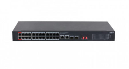 DH-S3228-24GT-375 24-портовый неуправляемый гигабитный коммутатор с PoE Фото