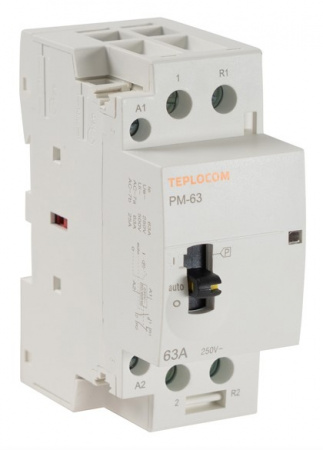 TEPLOCOM РМ-63 релейный модуль 220 В 63 А для управления нагрузкой, NO, NC Фото
