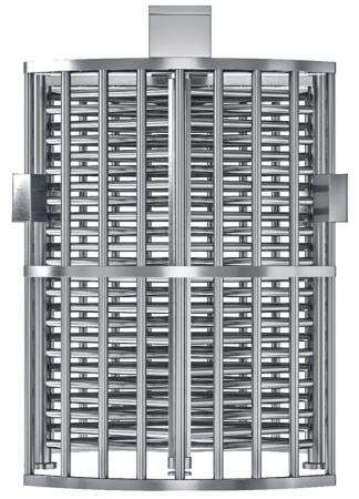 БЛОКПОСТ РСТ 1200 ПОЛНОРОСТОВОЙ ДВУХПРОХОДНОЙ роторный Турникет Фото