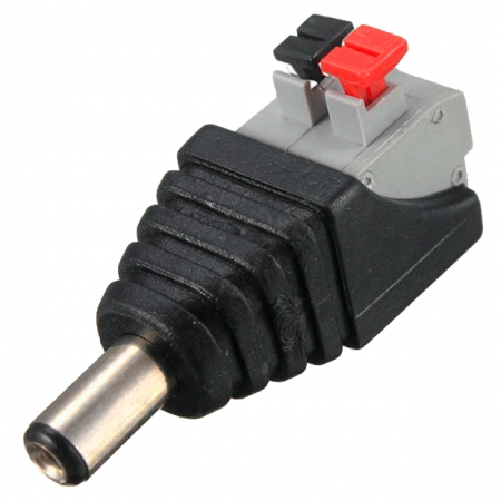 РАЗЪЕМ TS DC штекер питания с клеммной колодкой, самозажим Фото