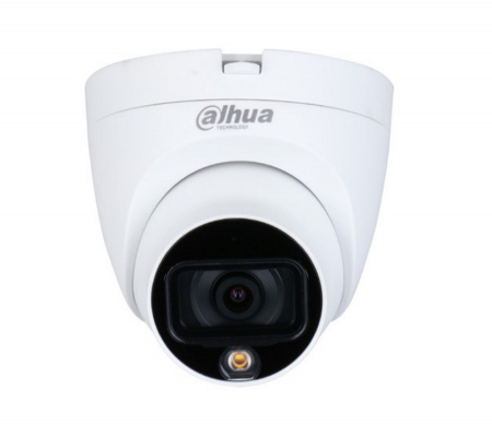 DH-HAC-HDW1209TLQP-A-LED-0280B-S3 Уличная купольная HDCVI-видеокамера Full-color Starlight 2Mп Фото