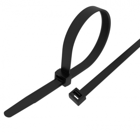 Стяжкa нейлонoвая 100x2,5 мм, черная (упак. 500 шт.) REXANT Фото