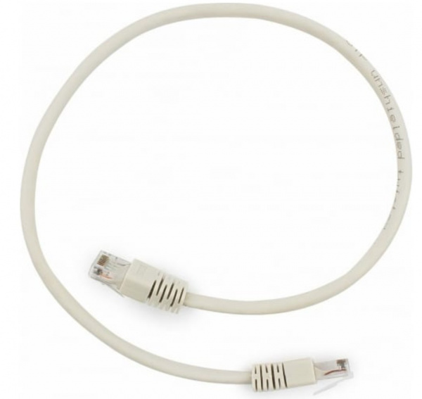 Патч-корд UTP Cablexpert PP6U-0.5M кат.6, 0.5м, литой, многожильный (серый) Фото