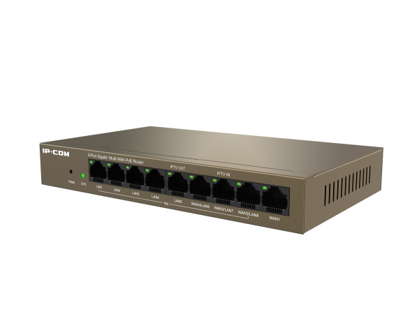 M20-8G-PoE 9-портовый гигабитный PoE-маршрутизатор IP-COM c 8 портами PoE с облачным управлением Фото