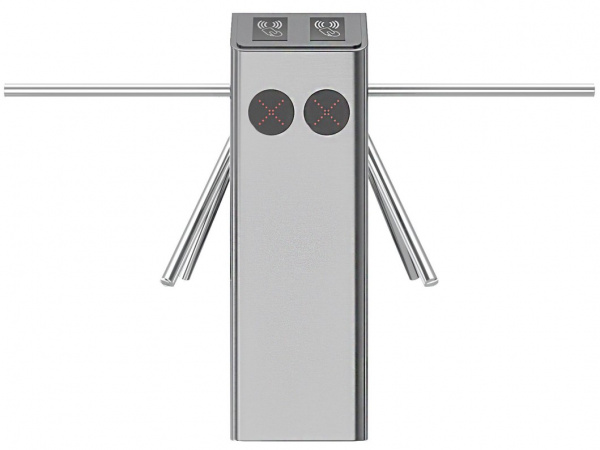 БЛОКПОСТ ТМБ 1200 Турникет-трипод ТУМБОВЫЙ ДВУХПРОХОДНОЙ  Фото