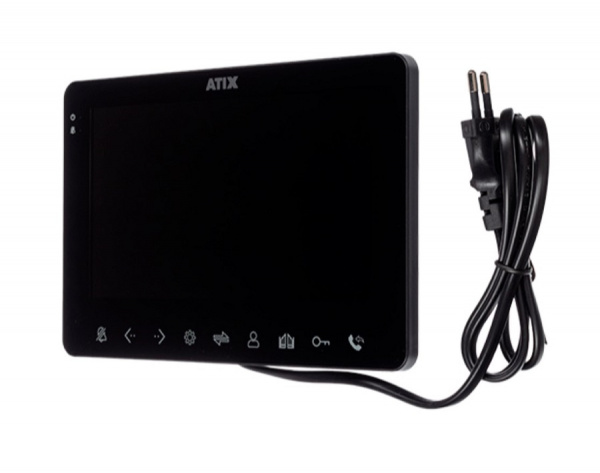 AT-I-M711F/T Black Цветной домофон FHD с TFT экраном Фото AT-I-M711F/T Black Цветной домофон FHD с TFT экраном Фото