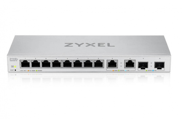 Мультигигабитный Smart L2 коммутатор Zyxel XGS1210-12 [XGS1210-12-ZZ0102F] Фото