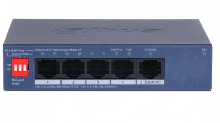 DH-CS4005-4GT-36 4-портовый гигабитный PoE коммутатор с функцией облачного управления Фото